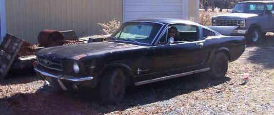 That would be the Fiance' in the car the day we picked it up